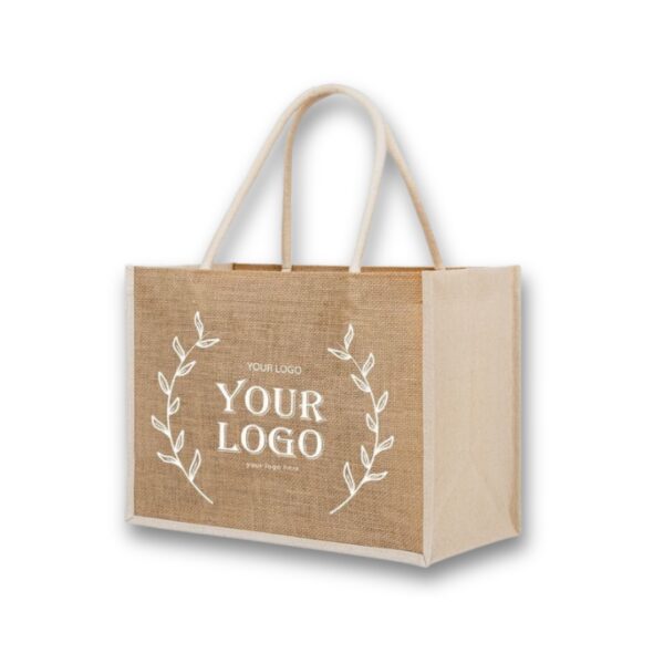 Customisable jute carry bag