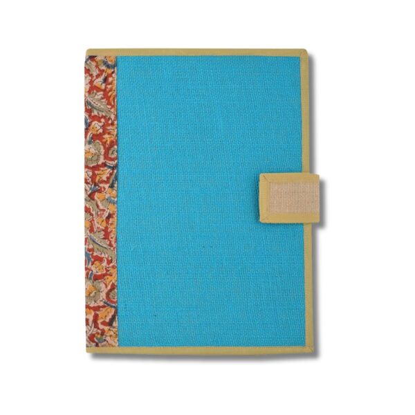 File folders jute blue bag