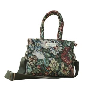 Floral Cotton Tapestry Bag