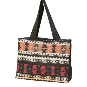 Tribal Pattern Cotton Mini Bag