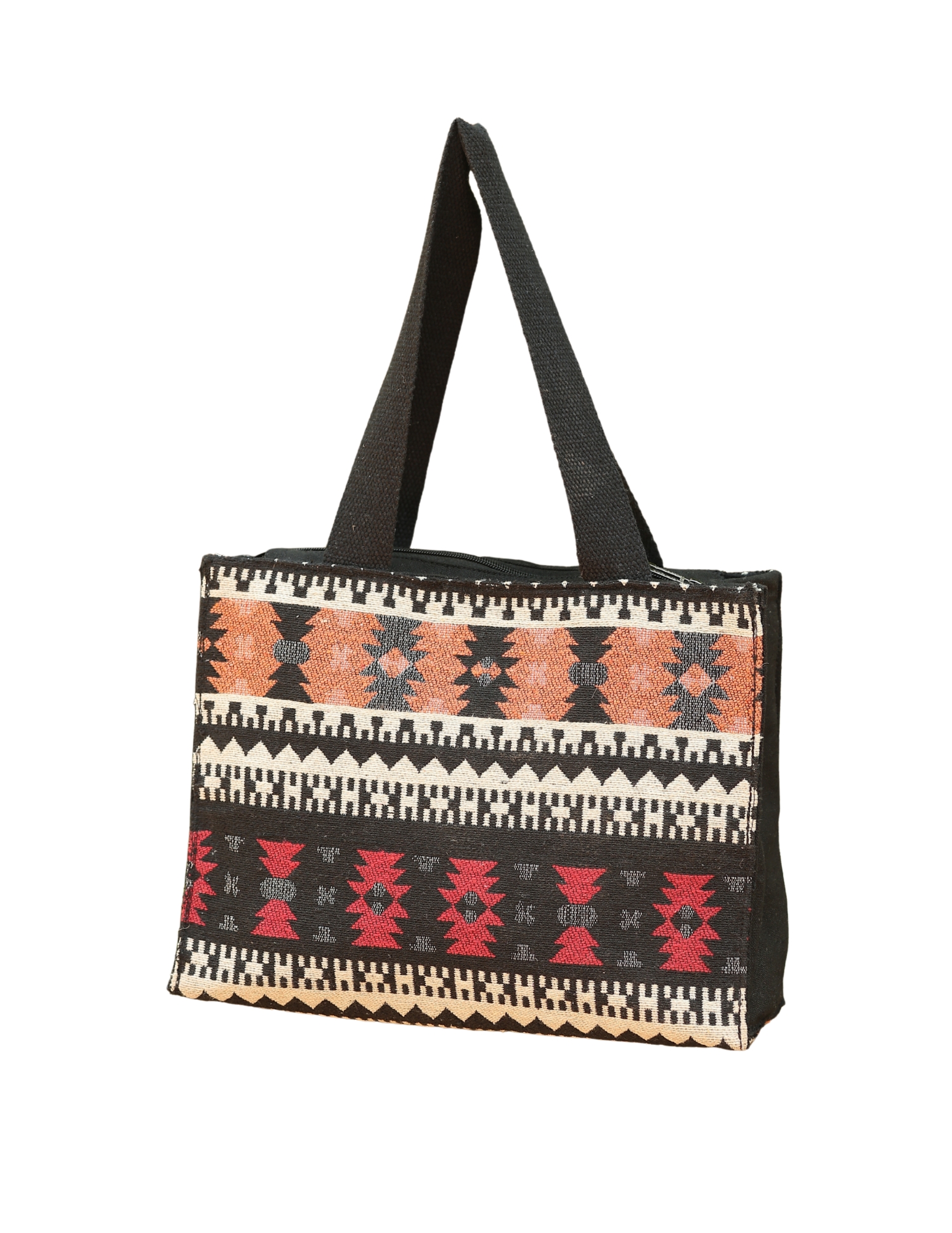 Tribal Pattern Cotton Mini Bag